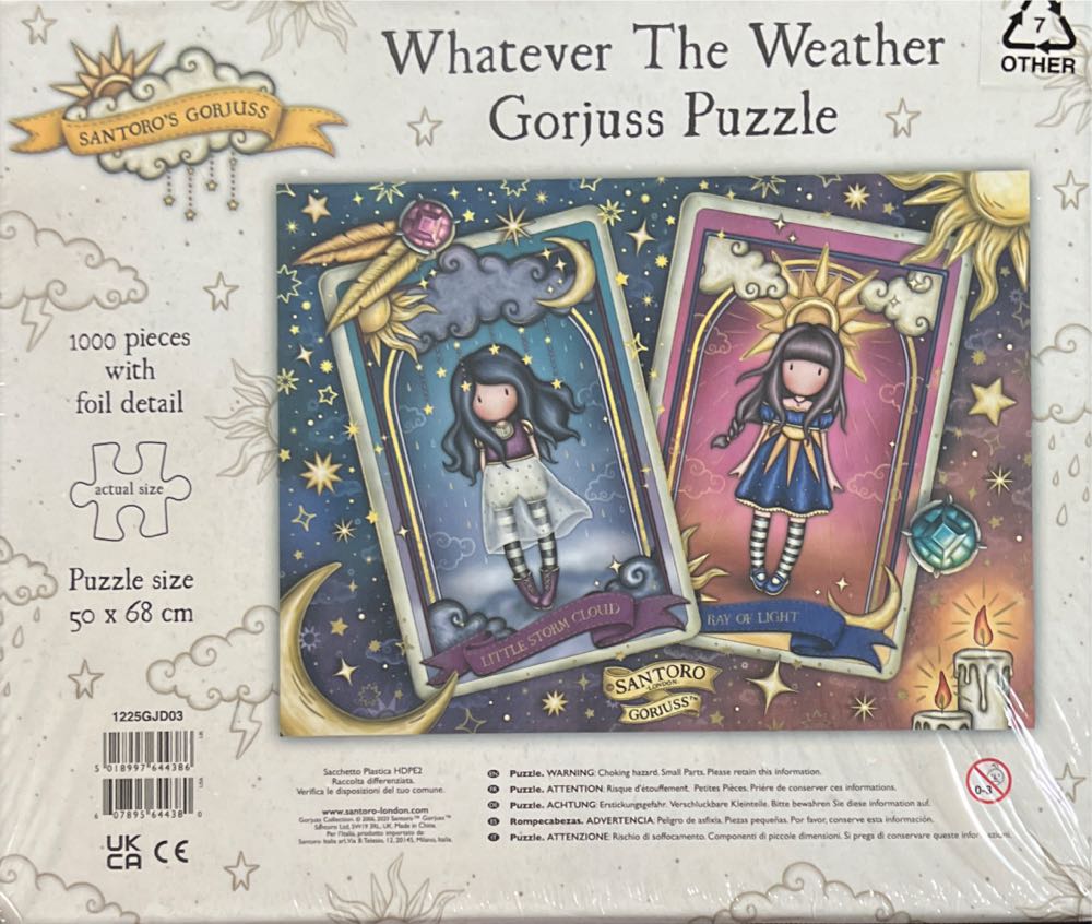 Santoro Gorjuss - Whatever The Weather - Santoro Gorjuss London puzzle collectible [Barcode 5018997644386] - Main Image 2