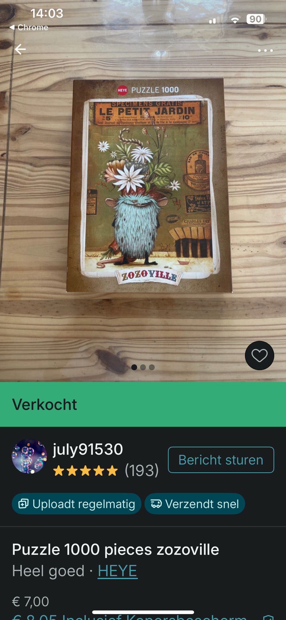 Zozoville Surprise! (📫Renate Betaald) - Heye Puzzle puzzle collectible [Barcode 4001689300340] - Main Image 4