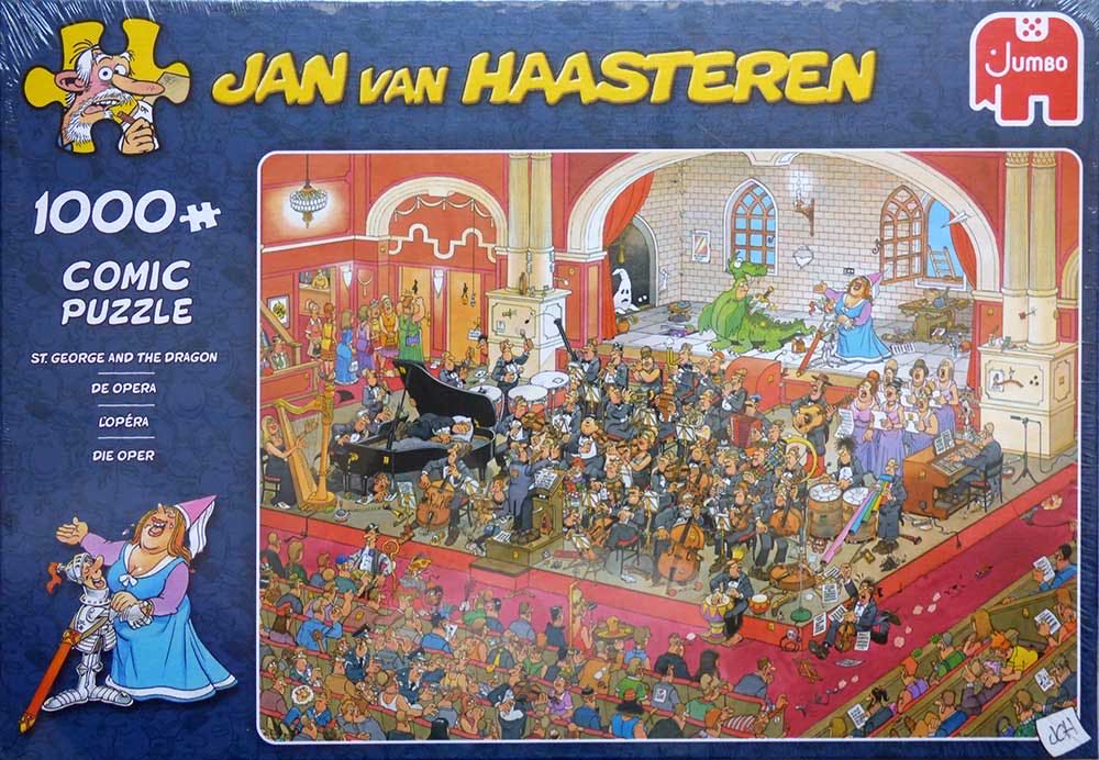 Jan van Haasteren: - At. George And The Dragon - Jumbo | Holdson puzzle collectible [Barcode 9414131094905] - Main Image 2