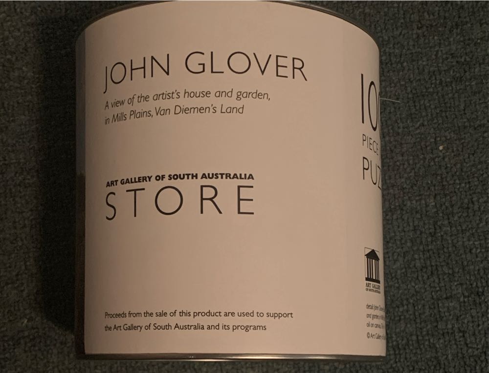 AGSA Series: John Glover - A View of the Artist’s House and Garden, in Mills Plains, Van Diemen’s Land - Art Gallery of South Australia puzzle collectible [Barcode 3770000020151] - Main Image 2