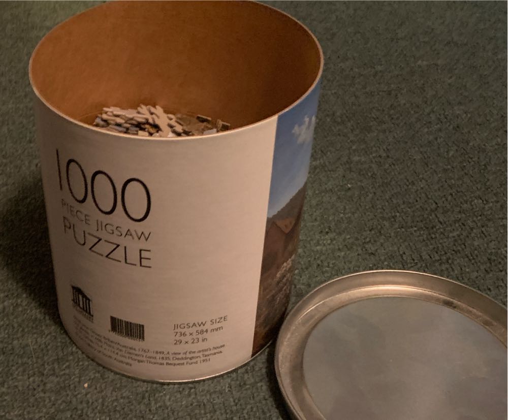 AGSA Series: John Glover - A View of the Artist’s House and Garden, in Mills Plains, Van Diemen’s Land - Art Gallery of South Australia puzzle collectible [Barcode 3770000020151] - Main Image 3