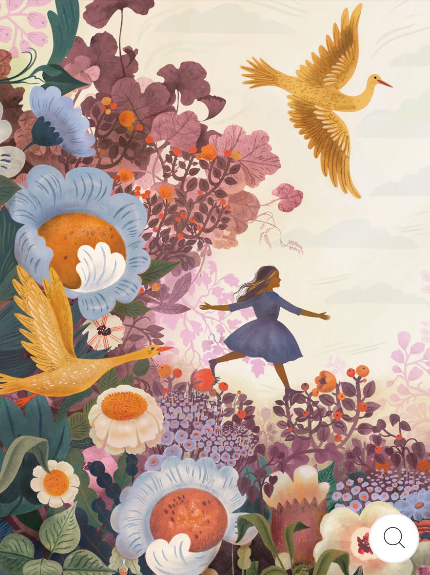 Among Flowers - New York Puzzle Company puzzle collectible [Barcode 840291701824] - Main Image 2