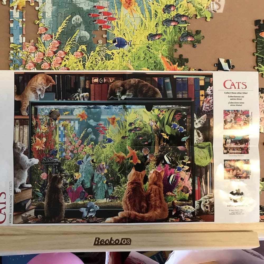 Kitten Distraction - Buffalo Games puzzle collectible - Main Image 3