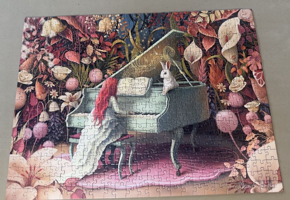 Rabbit Recital-SOLD - Ravensburger puzzle collectible [Barcode 4005555010104] - Main Image 2