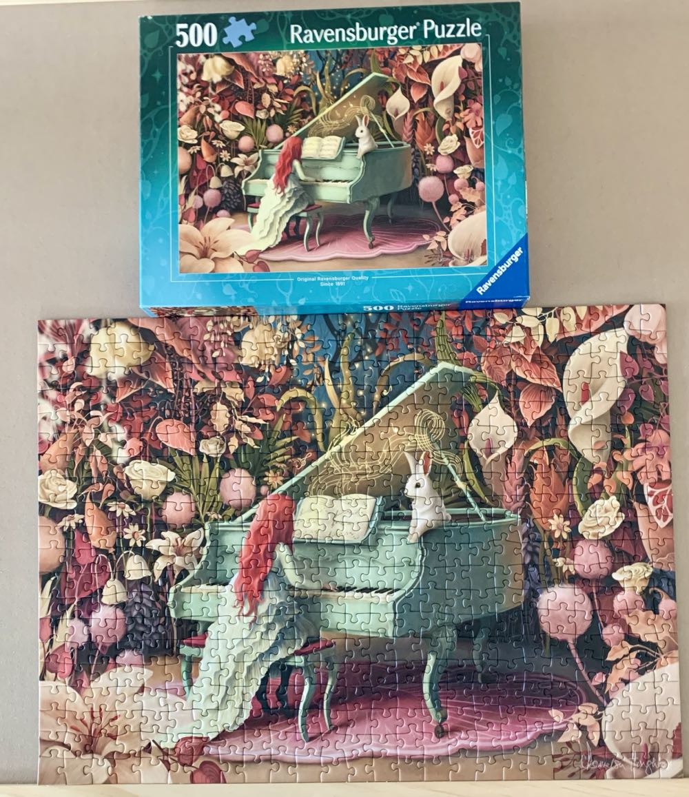 Rabbit Recital-SOLD - Ravensburger puzzle collectible [Barcode 4005555010104] - Main Image 4