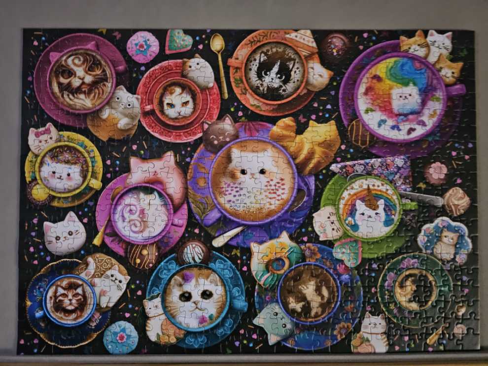 Coffee Art Kittens * Keeper* - Schmidt puzzle collectible [Barcode 4001504597078] - Main Image 2