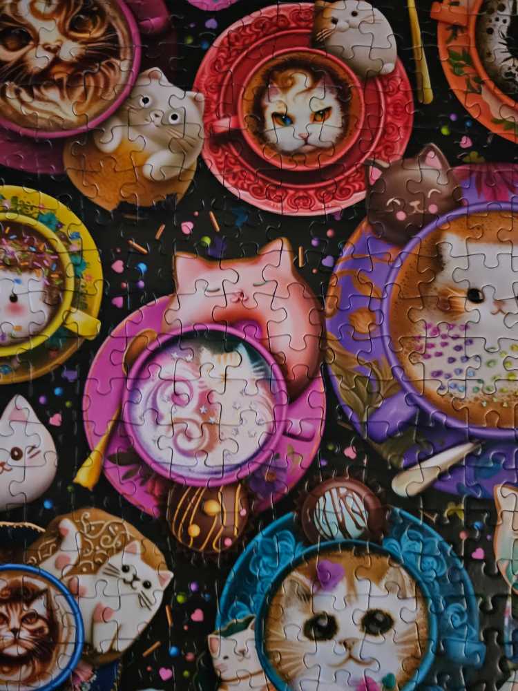 Coffee Art Kittens * Keeper* - Schmidt puzzle collectible [Barcode 4001504597078] - Main Image 3