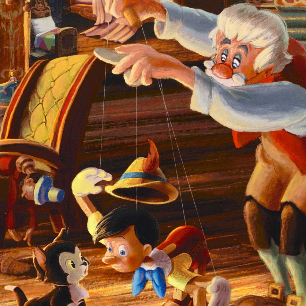 Geppetto’s Pinocchio - Ceaco puzzle collectible [Barcode 021081292160] - Main Image 2