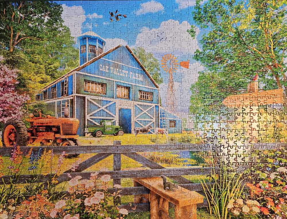 Oak Valley Farm - Buffalo puzzle collectible [Barcode 079346119684] - Main Image 2