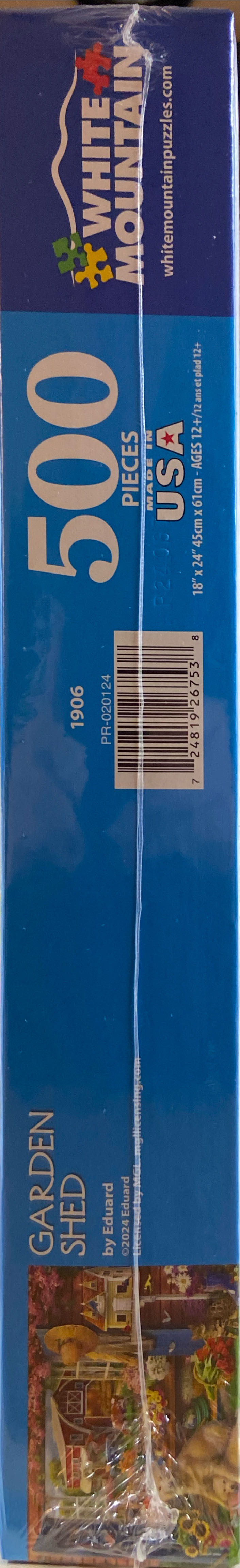 Garden shed - White Mountain Puzzles puzzle collectible [Barcode 724819267538] - Main Image 2