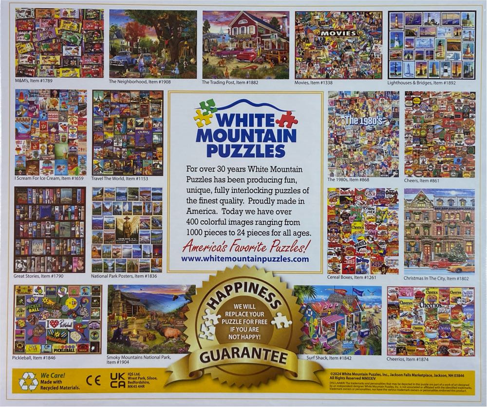 Windmill Farm - White Mountain Puzzles puzzle collectible [Barcode 724819267521] - Main Image 3