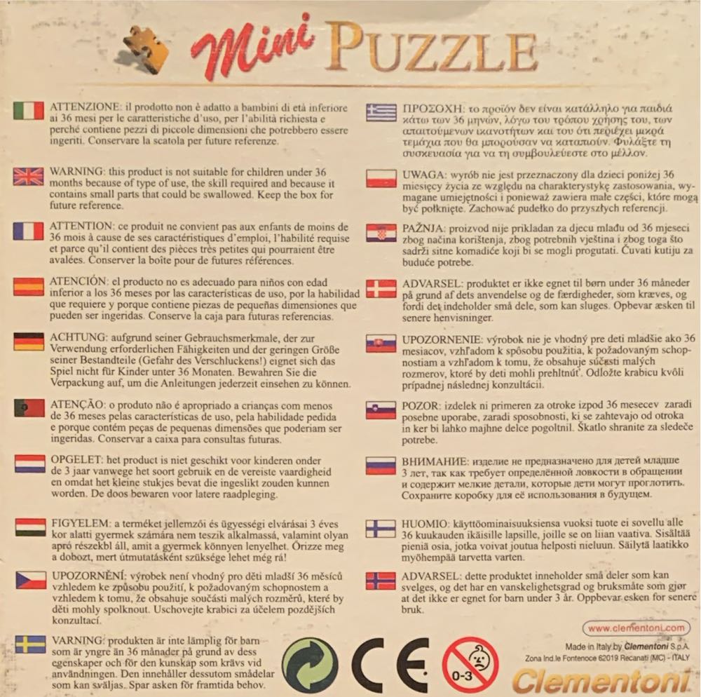 Mini Museum Collection: Da Vinci - Mona Lisa - Clementoni 🇮🇹 puzzle collectible [Barcode 8005125211012] - Main Image 2