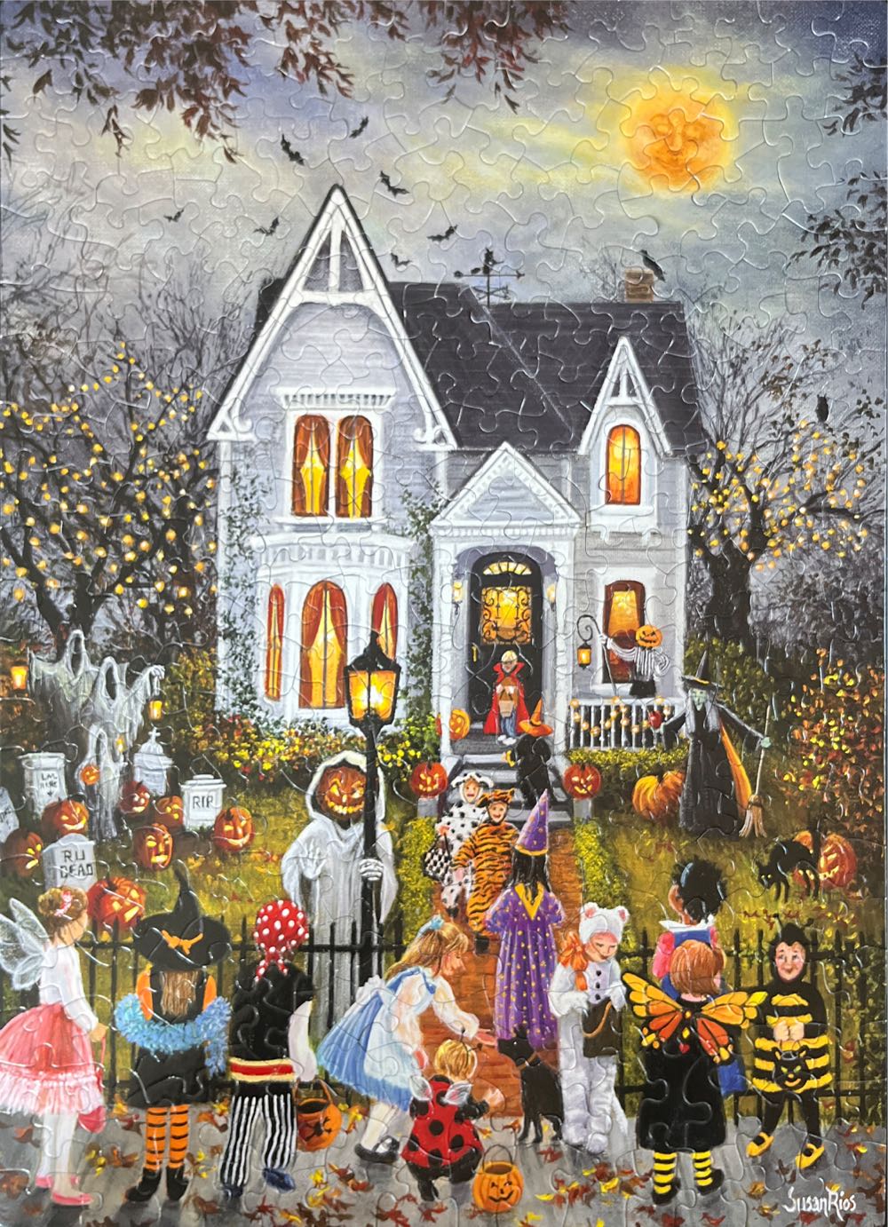 Scary Night 🟦 - SunsOut puzzle collectible [Barcode 796780454361] - Main Image 3