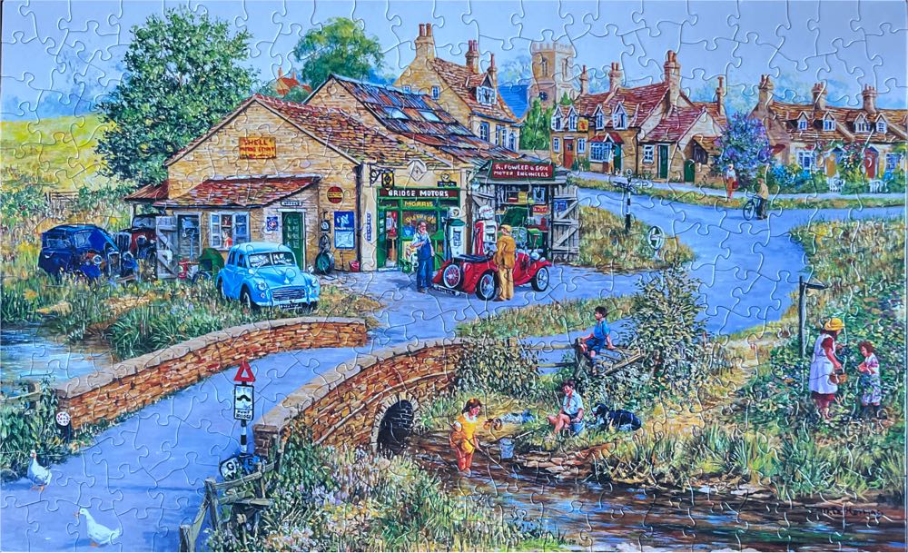 Bridge Motors 🟦 - SunsOut puzzle collectible [Barcode 796780504158] - Main Image 3