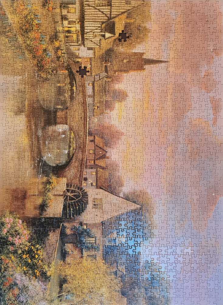 Pond Piece Jigsaw The Mill Pond Landscape Collection New & King Sealed And Brand - King puzzle collectible [Barcode 8710125050973] - Main Image 4
