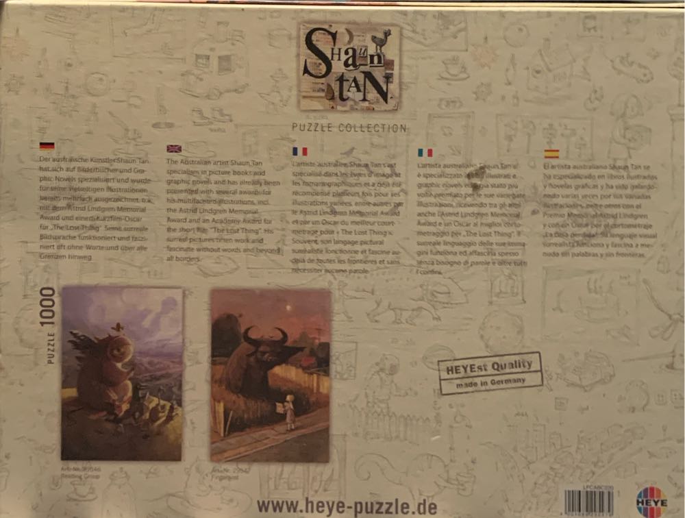 Shaun Tan - Fingerpost - Heye 🇩🇪 puzzle collectible [Barcode 4001689295479] - Main Image 2