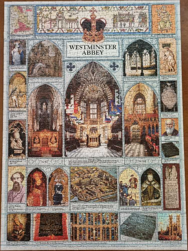 Westminster Abbey - Mandolin Puzzles puzzle collectible [Barcode 5014081001844] - Main Image 2