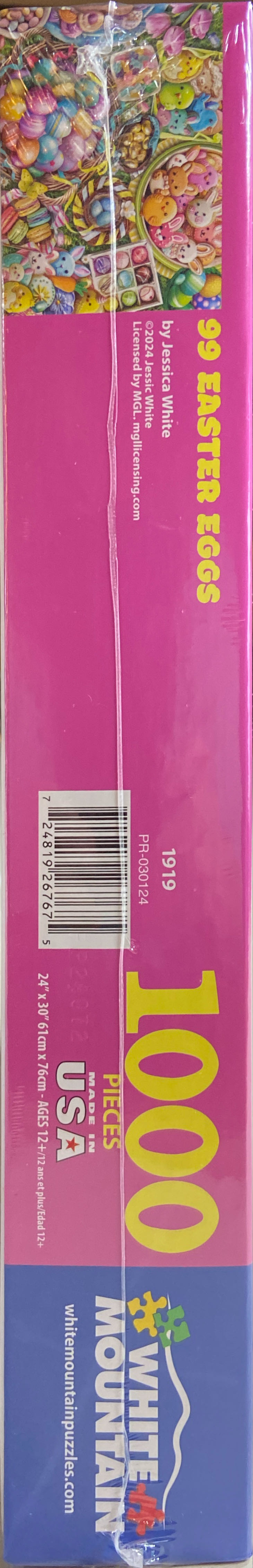 99 EASTER EGGS-SOLD - White Mountain puzzle collectible [Barcode 724819267675] - Main Image 2