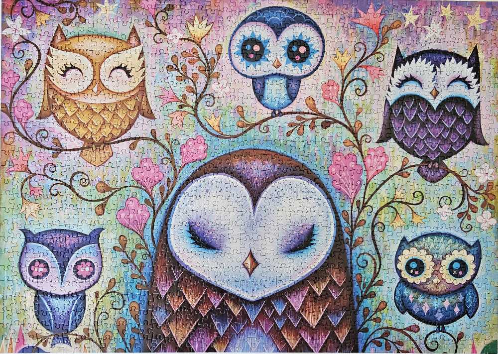 Dreaming Great Big Owl - HEYE puzzle collectible [Barcode 4001689297688] - Main Image 2