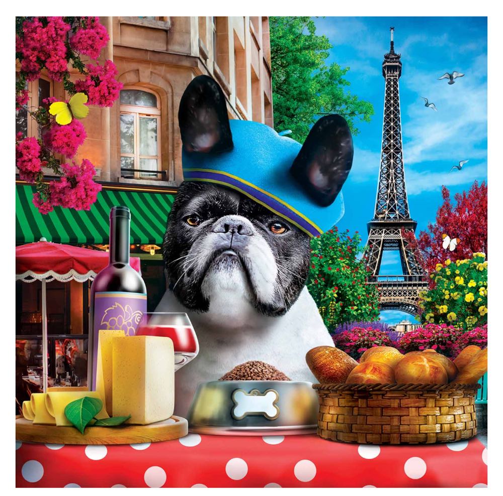 Dogology - Frenchie - MasterPieces puzzle collectible [Barcode 705988724114] - Main Image 3