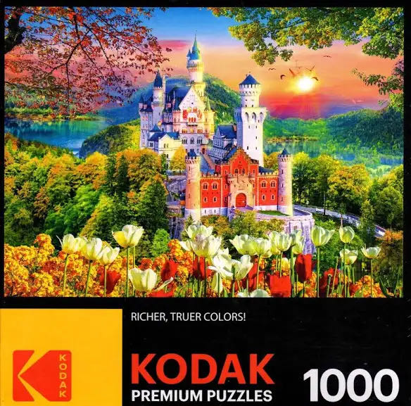 Famous Neuschwanstein Medieval Castle, Germany - Kodak puzzle collectible - Main Image 2