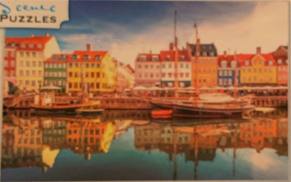Scenic Puzzles: Copenhagen, Denmark - QBD The Bookshop puzzle collectible [Barcode 9350375005720] - Main Image 3