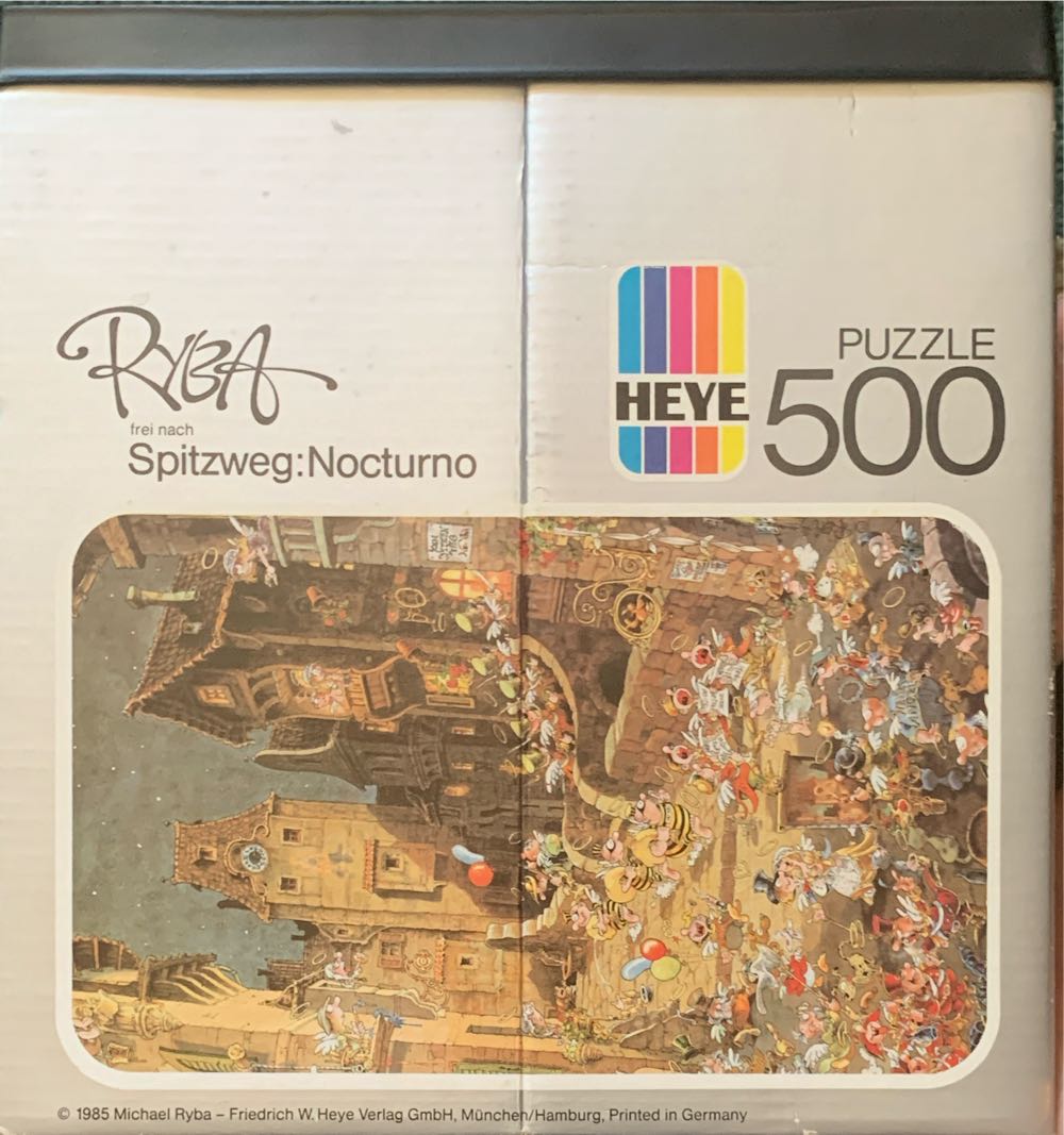 Ryba: Spitzweg Nocturno - Heye 🇩🇪 puzzle collectible - Main Image 2