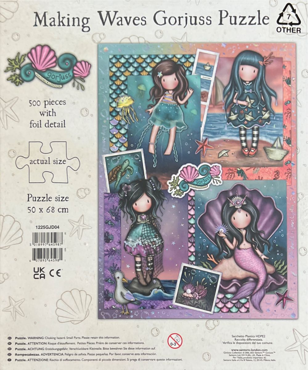 Santoro Gorjuss - Making Waves - Santoro Gorjuss London puzzle collectible [Barcode 5018997645987] - Main Image 2