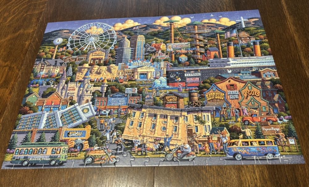 Pigeon Forge - Dowdle puzzle collectible [Barcode 079346228164] - Main Image 3