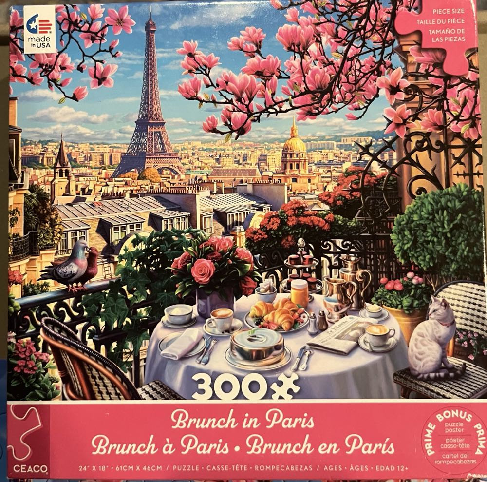 Brunch In Paris - Ceaco puzzle collectible [Barcode 021081224802] - Main Image 2