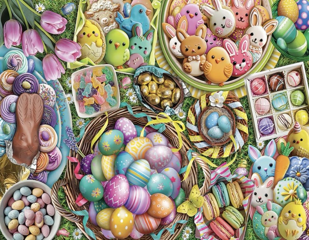 99 Easter Eggs 🆕 - White Mountain puzzle collectible [Barcode 724819267675] - Main Image 2