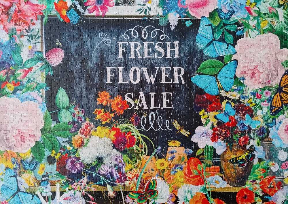 Flower Sale - Enjoy Puzzle puzzle collectible [Barcode 5949194021895] - Main Image 2