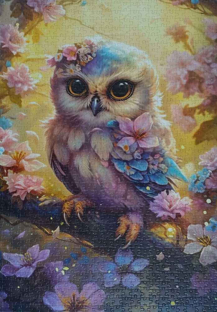 Gentle Owl - Enjoy puzzle collectible [Barcode 5949194022137] - Main Image 2