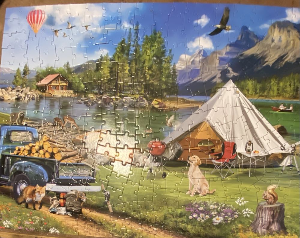 Lakeside Camping - Bits & Pieces puzzle collectible [Barcode 192949077509] - Main Image 3