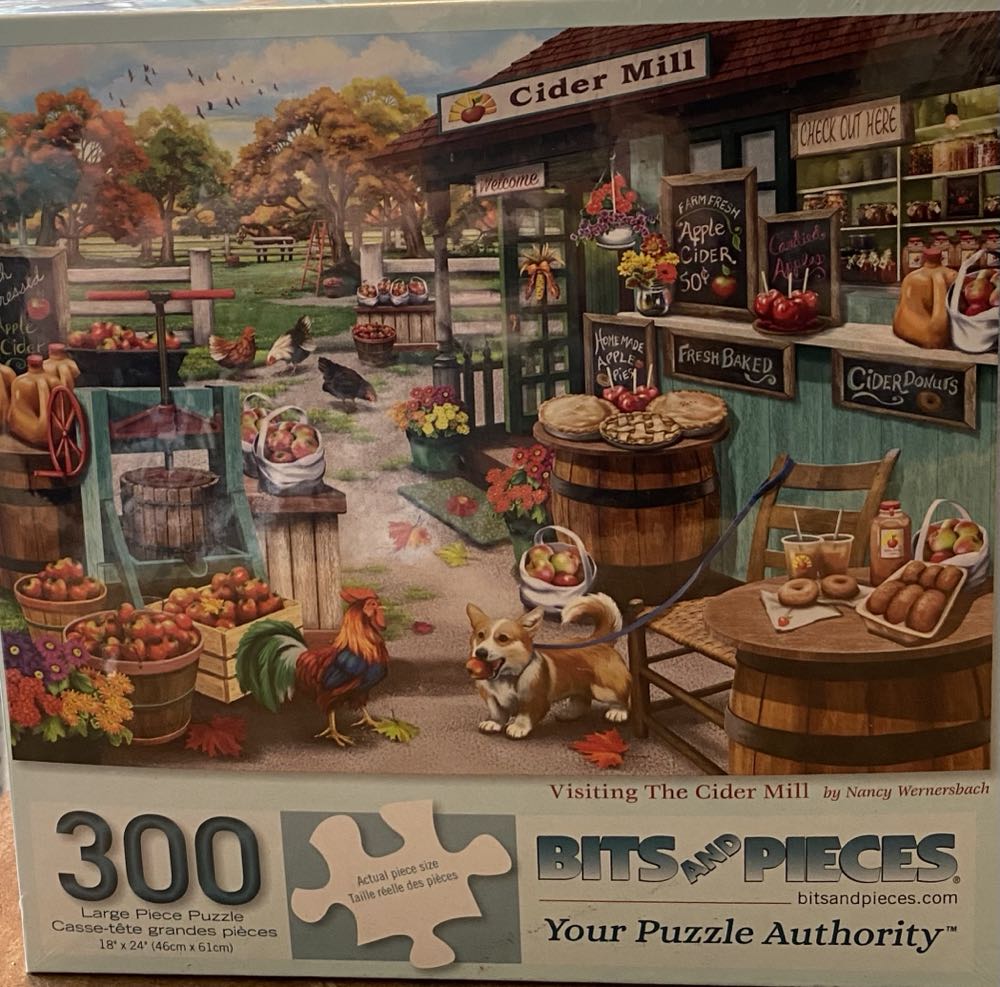 Visiting The Cider Mill - Bits And Pieces puzzle collectible [Barcode 192949066596] - Main Image 2
