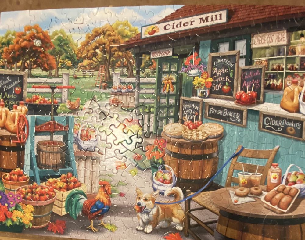 Visiting The Cider Mill - Bits And Pieces puzzle collectible [Barcode 192949066596] - Main Image 3