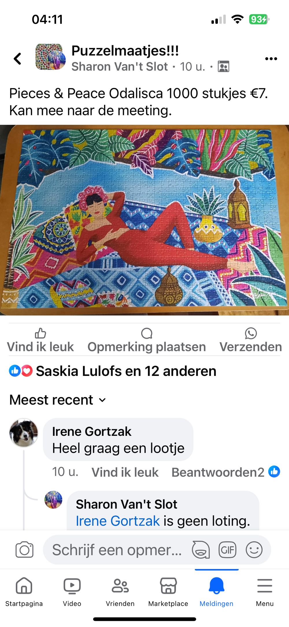 Odalisca - Pieces & Peace puzzle collectible [Barcode 3770001400662] - Main Image 4