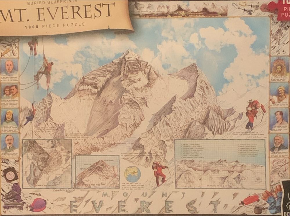 Buried Blueprints: Lorenz - Mt Everest - Bepuzzled puzzle collectible [Barcode 9328509008510] - Main Image 3
