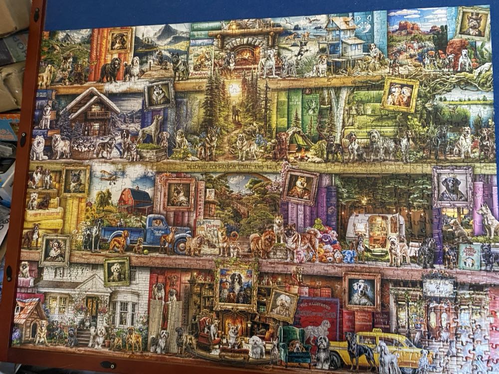 The Library of Dogs✅ - Buffalo puzzle collectible [Barcode 079346127511] - Main Image 2