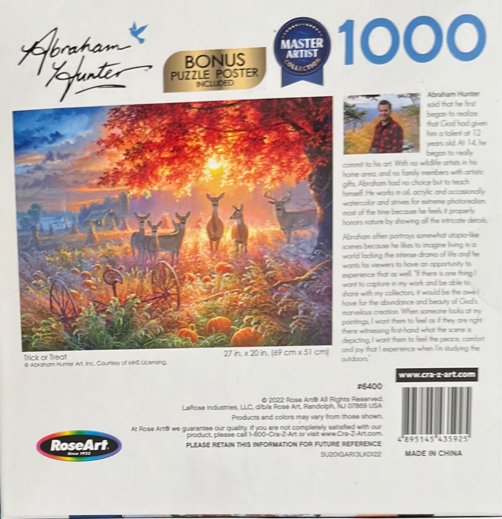 Trick Or Treat - RoseArt puzzle collectible - Main Image 2