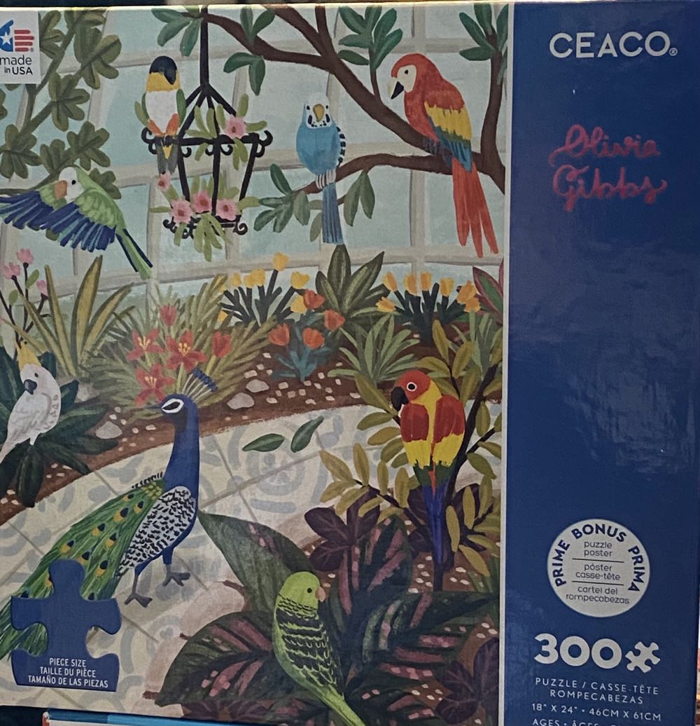 Joyful Aviary - Ceaco puzzle collectible [Barcode 021081224383] - Main Image 2