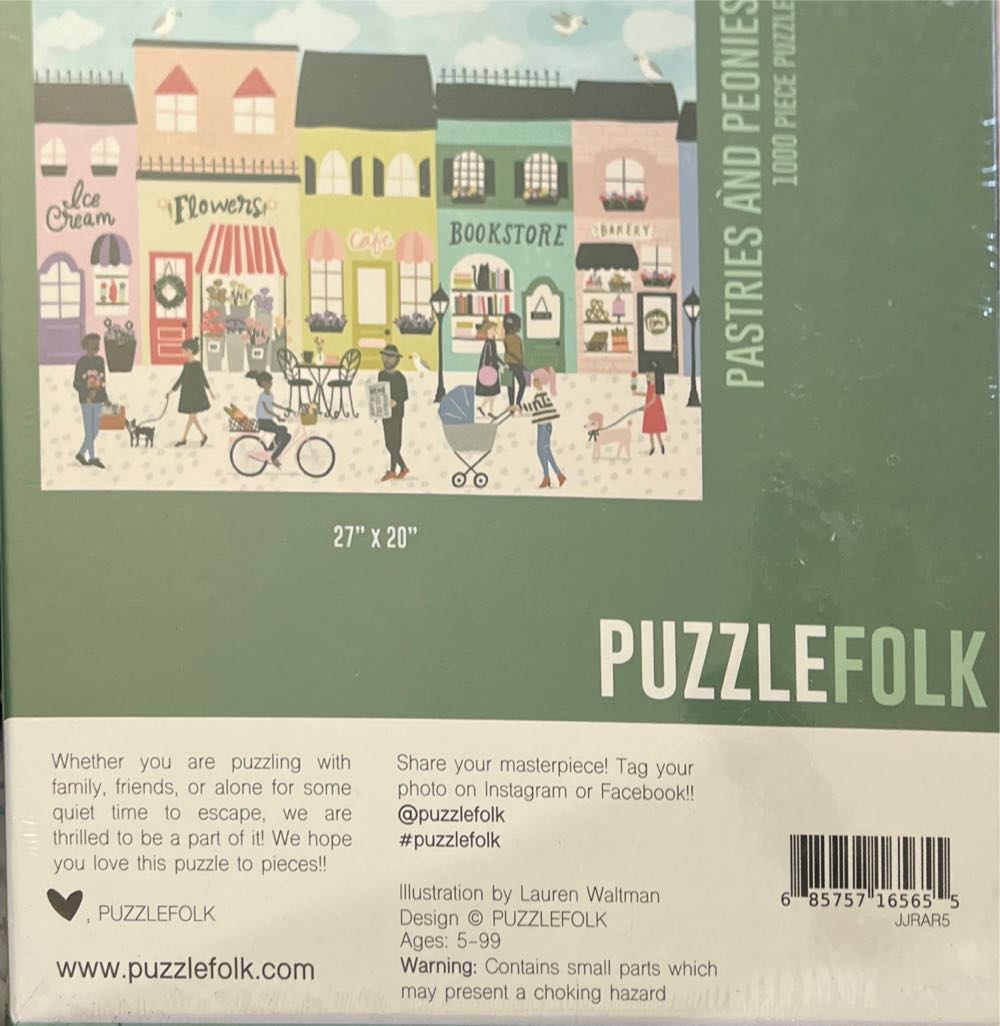 Pastries and Peonies - Puzzlefolk puzzle collectible - Main Image 2