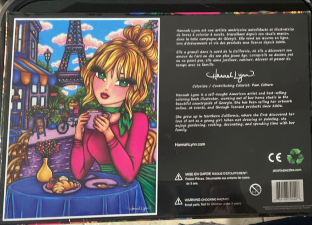 Cafe Paris - JaCaRou puzzle collectible [Barcode 669168790408] - Main Image 3