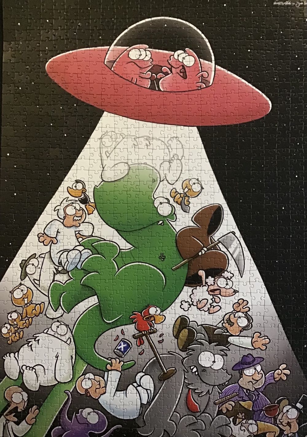 Nichtlustig - UFO - Kosmos puzzle collectible [Barcode 4002051782139] - Main Image 2