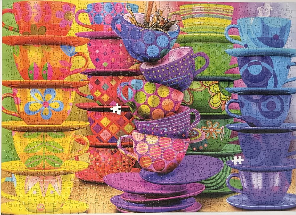 Splash Of Color-Teacups - Holdson puzzle collectible [Barcode 9414131776160] - Main Image 3