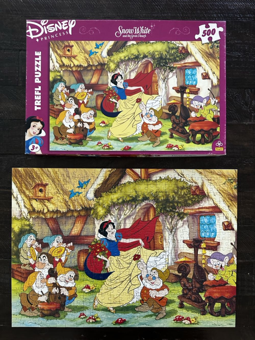 Snow White and the Seven Dwarfs - Trefl puzzle collectible [Barcode 5900511370140] - Main Image 4