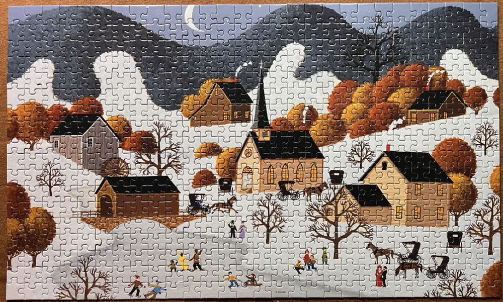 Evening Skate - Rose Art puzzle collectible [Barcode 072348086367] - Main Image 2