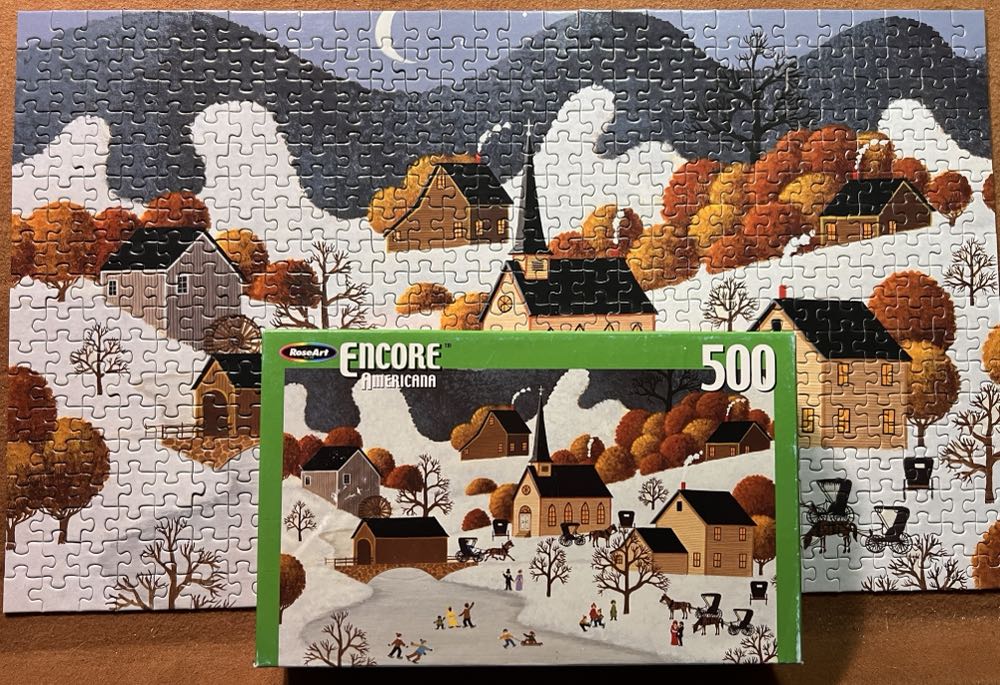 Evening Skate - Rose Art puzzle collectible [Barcode 072348086367] - Main Image 3