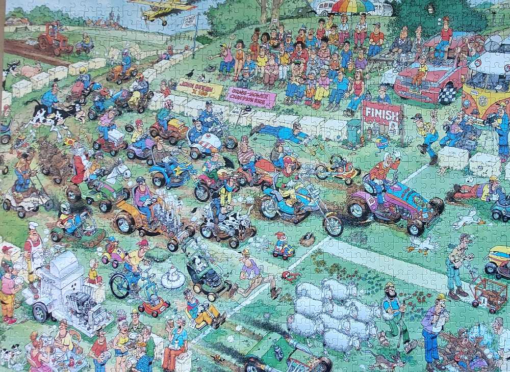 Grasmaaier Race - Jumbo puzzle collectible [Barcode 8710126018071] - Main Image 2