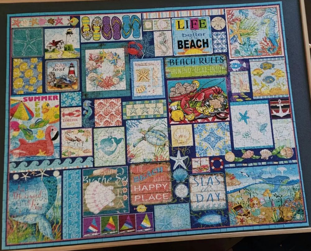 Y-Seas The Day - White Mountain puzzle collectible [Barcode 724819267606] - Main Image 2